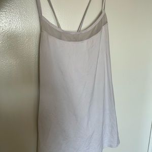 Athleta white thin strap top